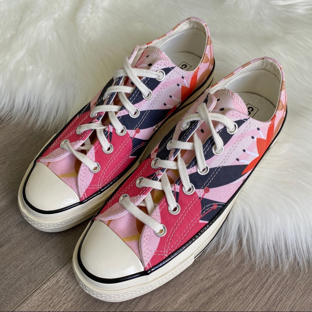 NWT Converse Orange Vintage Floral Chuck 70 - Picture 4 of 10